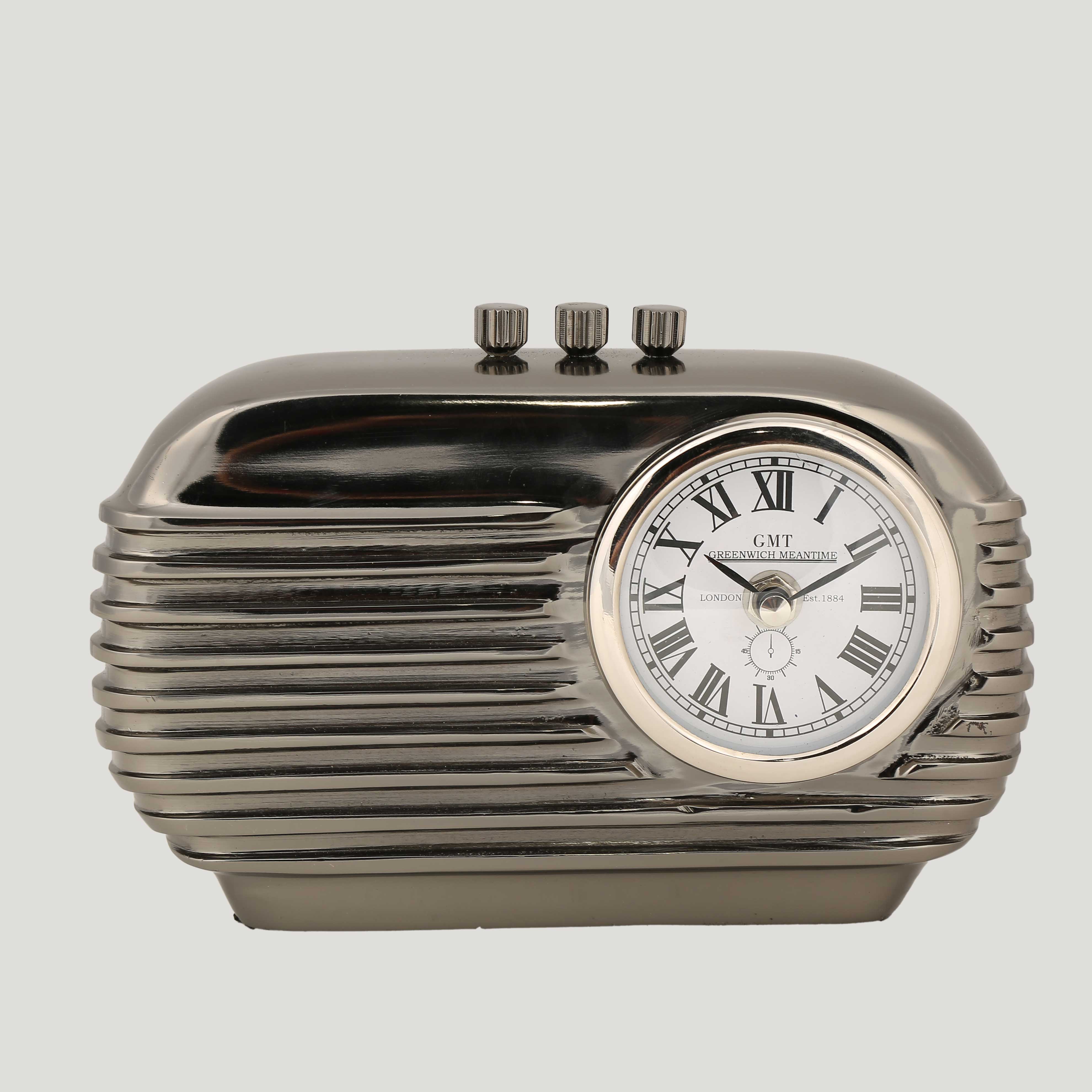  Metal Retro Radio Saat  AK.IV0340